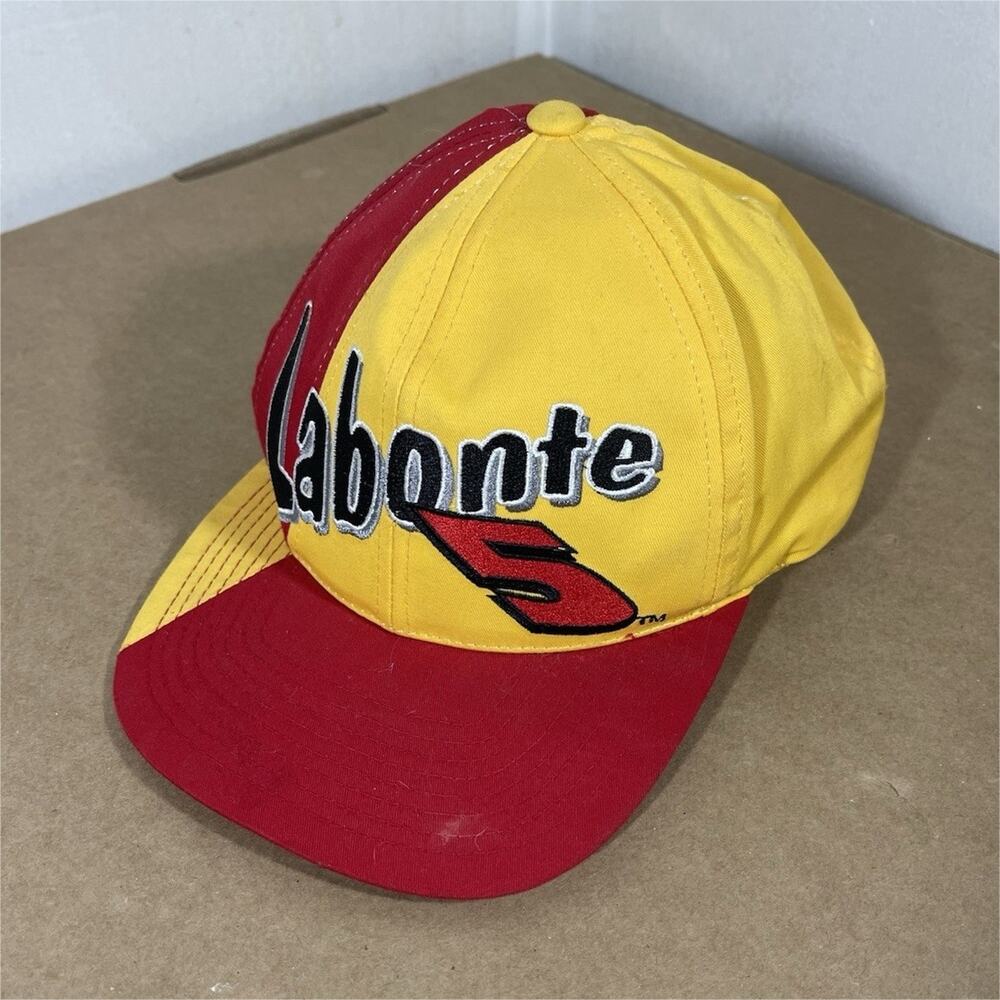 Chase Labonte Hendrick Motorsports Red Yellow NASCAR Officially Licensed Cap